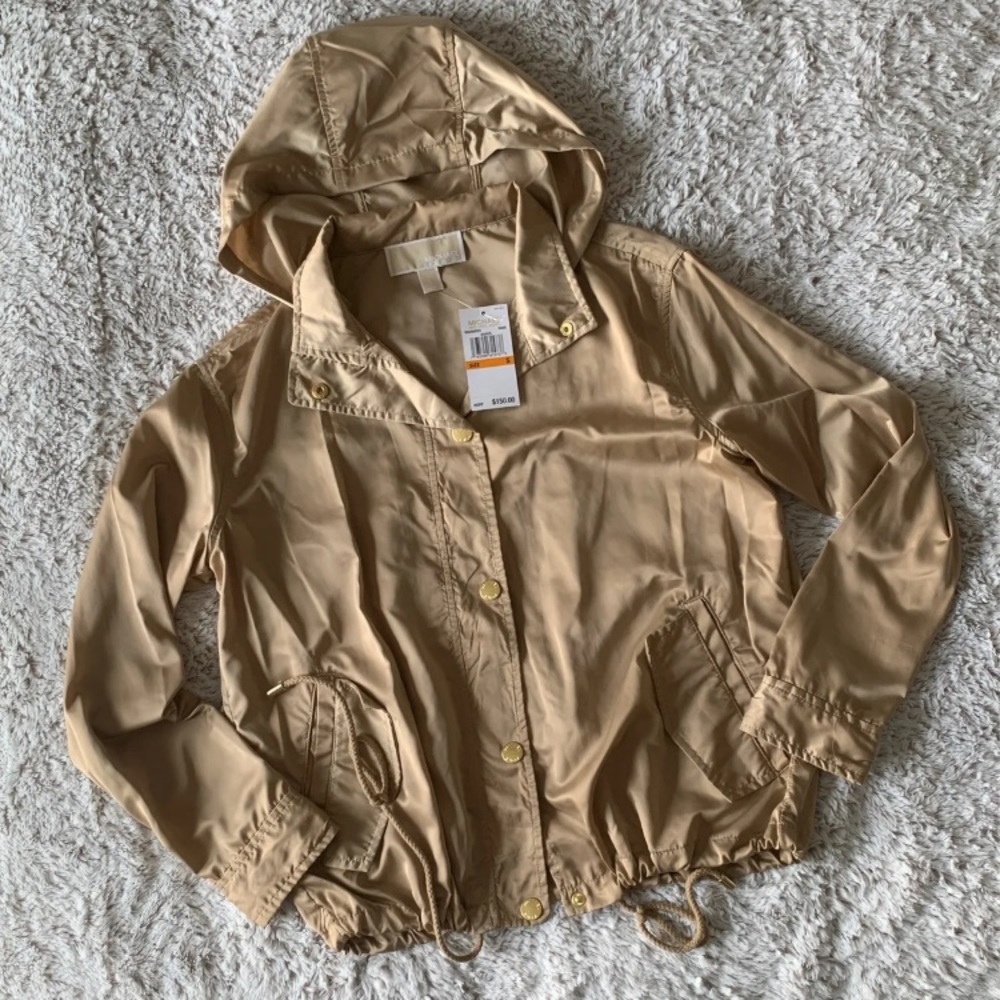 Michael Kors khaki basic spring jacket